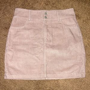 Hollister Ultra High Rise Brown / Tan Corduroy Skirt Size 7